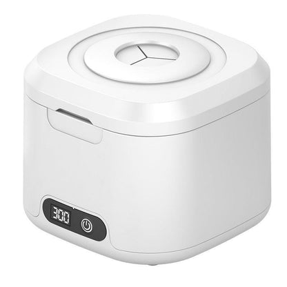 Muti-Functional Portable UV-C Ultrasonic Cleaner (49KHz) - 3 Time Modes for Deep cleaning and Sterilization, 340ml Stainless Steel Tank.