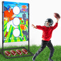 Outdoor/Indoor Portable Rugby Toss Game Set - Football Target Frame &  Rugby Toss Activity Toy, Durable & Easy Assembly Sports Equipment.