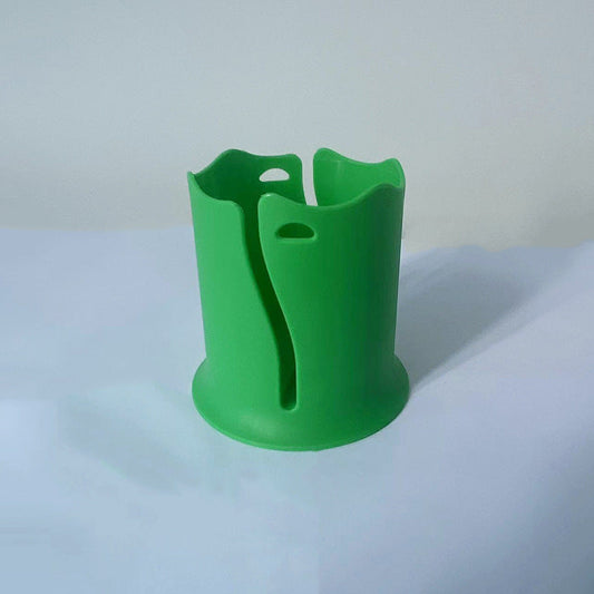 2-Pack Green Outdoor Surfboard Water Bottle Holder - Portable PP & Silicone Drink Stabilizer for Water Sports.