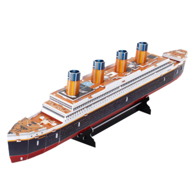 Standard Edition (35Pieces) 3D Titanic Ship Model Puzzle Kit - DIY Nautical Series Toy for Kids & Adults, Educational Building Blocks
Number of pieces. Hover Image