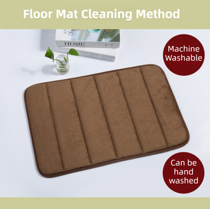 Pink Ultra-Absorbent Non-Slip Thickened Bath Mat(1.8x45x70CM) - Luxurious Durable Soft Floor Rug with Rubber Backing, Hand & Machine Washable Doormat for Bathroom & Entry