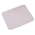 Grey Pet Summer Ice Silk Cooling Mat - Breathable Latex Sleep Pad for Dogs & Cats (50*40cm)