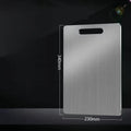 Dual-Sided Stainless Steel Chopping Board - Hygienic & Durable Kitchen Cutting Board for Meat, Veggies & More(23*34cm)
