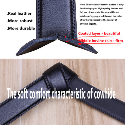 Valentine's Day Gift - Premium Men's Genuine Leather Automatic Buckle Belt - Business & Casual(Style 4)