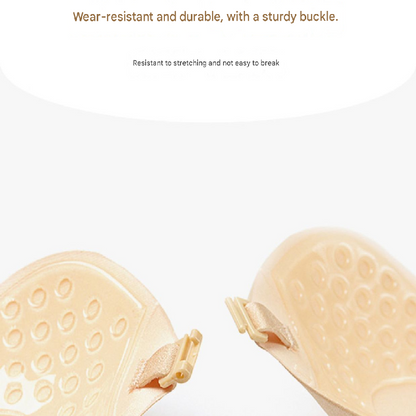3-PCS Black color Invisible Silicone Push-Up Bra - Reusable Adhesive Mango Breast Pasties with Breathable Design - Strapless Backless Self-Adhesive Nipple Covers for Women(Cup A)