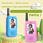 Kids Video Walkie Talkie 2-Pack with 2-inch Screen - Long Range, Clear Sound & Voice Changer for Outdoor Fun & Indoor Play.