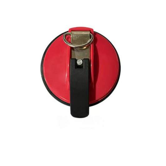 4 Pack Red plate + black buckle Heavy Duty Suction Cup Anchors with S-Hooks for Car Side Awnings and Camping Tarps Multifunctional Tie Down Points for Outdoor Road Trips 10kg Capacity.