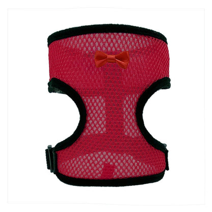 2-Pcs Red Adjustable Pet Harness with Leash – Breathable Mesh Design for Small Dogs, Cats, Chickens, Ducks & More | Anti-Escape, 360° Support, Lightweight & Comfortable in Australia(Size:S)