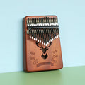 Retro forest deer 17 Key Kalimba Thumb Piano Solid Wood Portable Finger Piano for Beginners and Music Lovers Includes Tuning Kit and Bag for Australian Lifestyle.