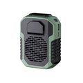 Portable Waist Clip Fan 6000mAh Rechargeable Personal Air Conditioner with Power Bank Function Heavy Duty Wearable Belt Fan for Tradies Camping and Outdoor Work Green.