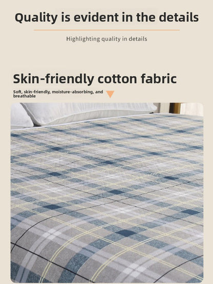 Washable Incontinence Bed Pad 180x200cm Reusable Waterproof Mattress Protector with Non-Slip Backing 4-Layer Absorbent Underpad for Elderly and Adults Smoky gray