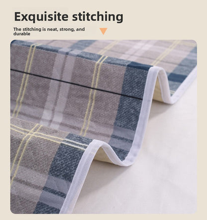 Washable Incontinence Bed Pad 180x200cm Reusable Waterproof Mattress Protector with Non-Slip Backing 4-Layer Absorbent Underpad for Elderly and Adults Smoky gray