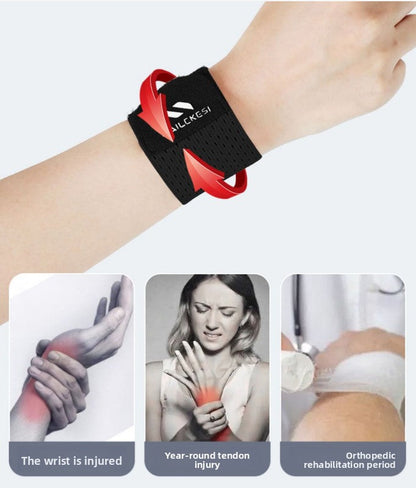 2PCS Adjustable Wrist Support Brace Ultra Thin Breathable Mesh Wrap for Sports Tennis Gym & Daily Office Use One Size Fits Most Fashion Grey