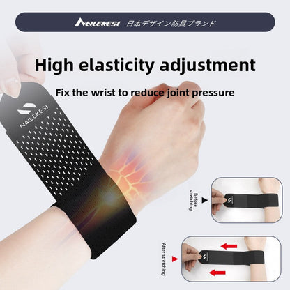2PCS Adjustable Wrist Support Brace Ultra Thin Breathable Mesh Wrap for Sports Tennis Gym & Daily Office Use One Size Fits Most Fashion Grey