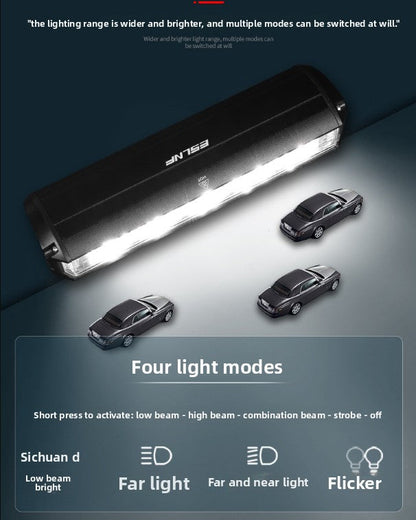 EOS610 1000 Lumen Anti-Glare Bike Light with Single Bracket Mount - USB Rechargeable LED Headlight 2000mAh - Waterproof Aluminium Horizontal Front Lamp for MTB & Road