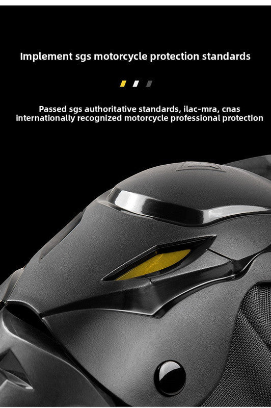 SULAITE CE Level 1 Certified Motorcycle Elbow Guards Long Forearm Protectors Silver Hard Shell Armour Quick Release for Motocross Dirt Bike