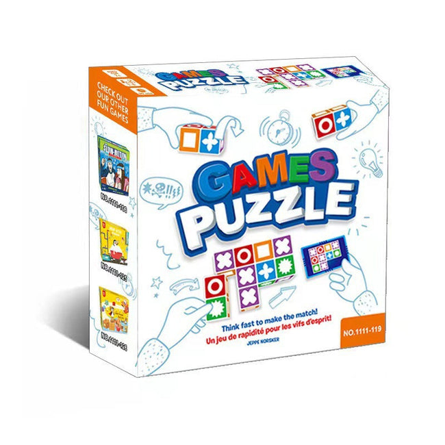 Basic Edition Kids Logic Thinking Matching Game - Interactive Educational Puzzle Toy Tabletop Board Game. Hover Image