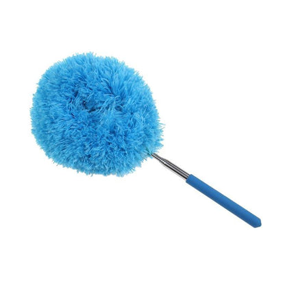 2-Pack Blue Telescopic Electrostatic Duster with 360Â° Hollow Ring Design - Fan Blade Cleaner, High Reach Dust Removal, Multi-Purpose.