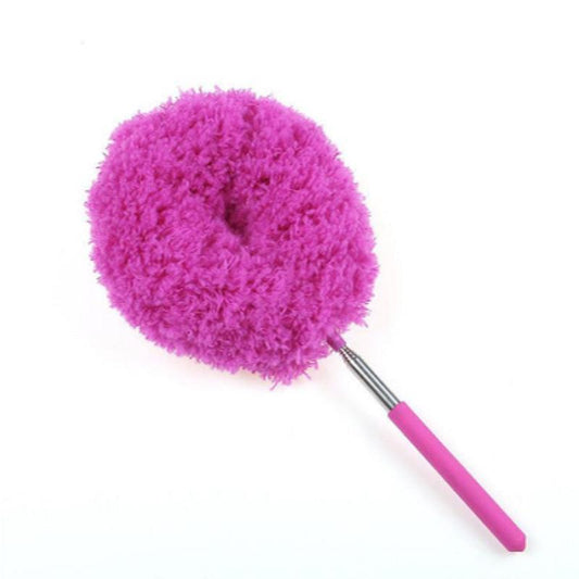 2-Pack Purple Telescopic Electrostatic Duster with 360Â° Hollow Ring Design - Fan Blade Cleaner, High Reach Dust Removal, Multi-Purpose.