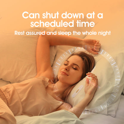 Blue SMB-07 Bone Conduction Under-Pillow Speaker -  Bluetooth 5.4 Ultra-Thin Sleep Aid Sound Bar with Dual Speaker Resonance & 36 Built-in White Noise Tracks