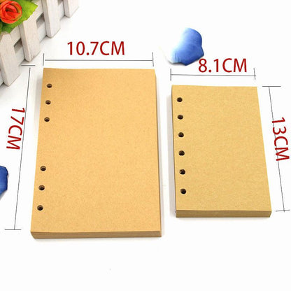 2-Pack A6 Nautical Vintage PU Leather Student Notebook - Pirate Style Strapped Diary with 150 Pages of Refillable Kraft Paper(Brown).