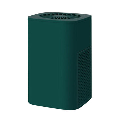 Green Compact Desktop Air Purifier with Dual Activated Carbon Filter - Ultra-Quiet Air Cleaner for Home & Office, Powerful 50 mÂ³/h Airflow, Effectively Removes Odor, Smoke, Dust, Pollen & Pet Dander.