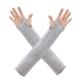 One-Pair 5 Level Cut-Resistant Arm Protection Sleeves(55CM) - Anti-Slash & Anti-Puncture Heavy Duty Safety Guard for Butchering & Construction