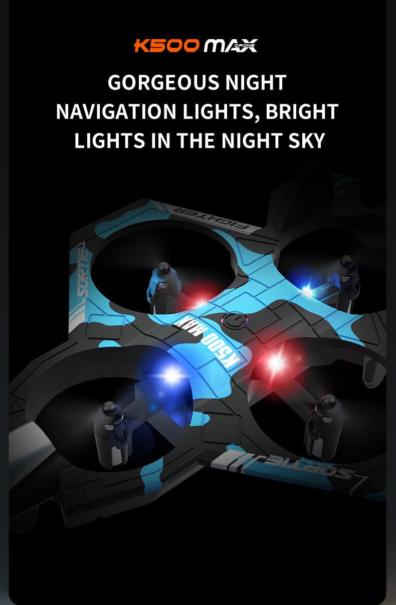 Camouflage Green 2.4G Remote Control Stunt Fighter Drone  - Manual Toss Launch, One-Key Operation for 360Â° Flip & Circular Flight, 3-Speed Adjustable Stable Quadcopter with Night Lights.