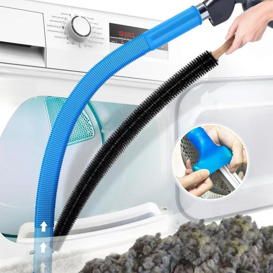Sealegend Dryer Vent & Washing Machine Deep Cleaner Kit - 8M Flexible Vacuum Hose Attachment & Lint Brush.