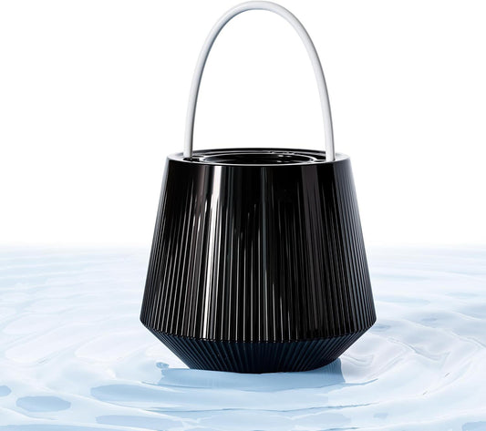 Black Hanging Bathtub Water Purifier with 8-15 Stage Ceramic Filter Core - Removes Chlorine, Scale & Heavy Metals, Easy Installation.
