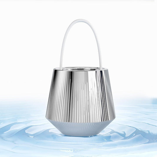 Sliver Hanging Bathtub Water Purifier with 8-15 Stage Ceramic Filter Core - Removes Chlorine, Scale & Heavy Metals, Easy Installation.