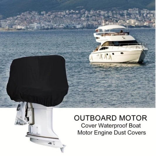 Heavy-Duty Full Marine Engine Coverage for 30-60HP - Waterproof & UV Resistant All-Weather Boat Engine Protector.