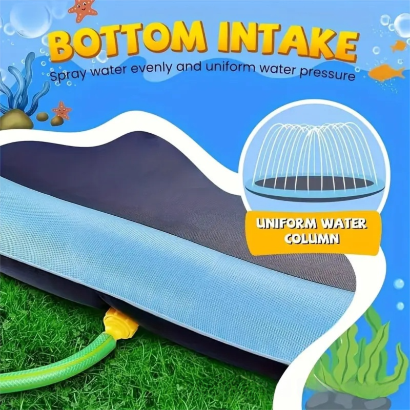 Portable Outdoor 60CM Cooling Pad for Pets & Kids - Summer Cooling Fountain for Backyard & Garden