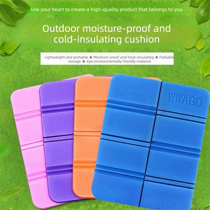 5 Pack Orange Portable Folding Foam Seat Pads Waterproof Damp Proof Mats for Park Camping Beach Hiking Australian Outdoor Activities.