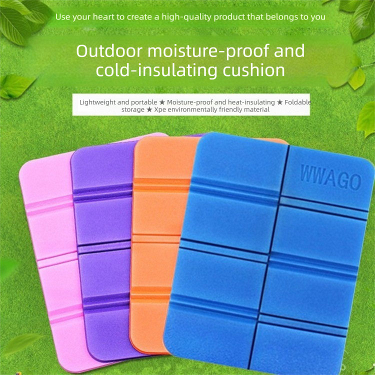 5 Pack Apple green Portable Folding Foam Seat Pads Waterproof Damp Proof Mats for Park Camping Beach Hiking Australian Outdoor Activities.