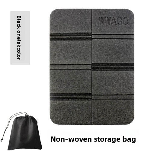 5 Pack Black Portable Folding Foam Seat Pads Waterproof Damp Proof Mats for Park Camping Beach Hiking Australian Outdoor Activities.