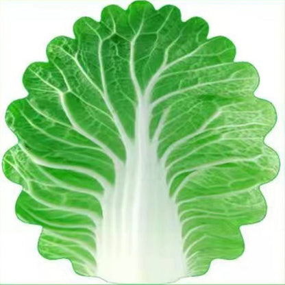 Cute Cabbage-Shaped Fleece Blanket – Fun and Cozy Throw for Naps, Office Use, Air Conditioning, or Baby Swaddling (Green & White)(150cm*150cm)