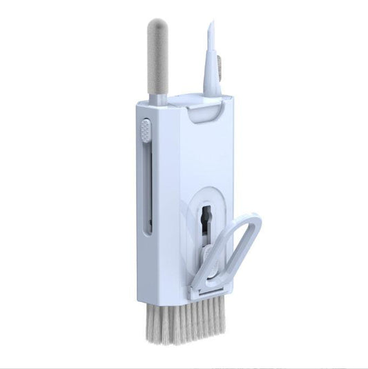 Blue Q8 8-in-1 Multi-Function Cleaning Kit â Compact Keyboard, Phone, and Earphone Cleaner with Built-In Tools (No Cleaning Liquid Included).