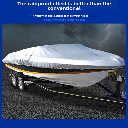 Black Heavy Duty Waterproof V-Hull Boat Cover 11-13FT Marine Grade Outdoor UV Protection for Australian Storage and Mooring.
