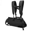 Black Multi-Functional Dog Carrier Backpack and Lift Harness for Hiking and Outdoor Use, Adjustable Breathable Pet Support Sling for Senior or Injured Large Dogs(Size: L)