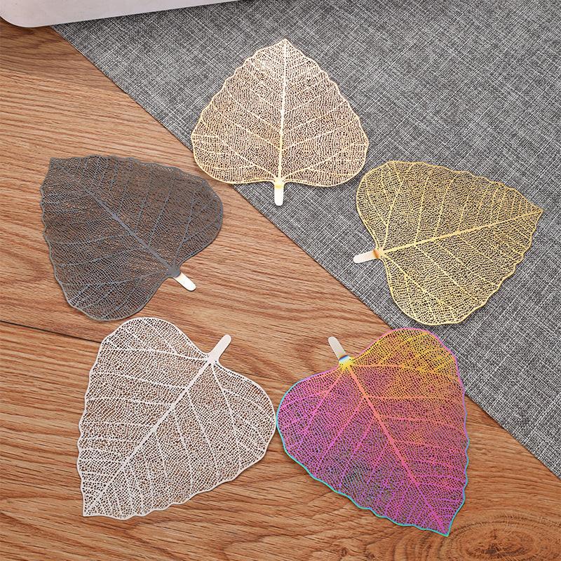 5-PCS Silver 304 Stainless Steel Bodhi Leaf Tea Strainer Creative Fine Mesh Tea Filter Infuser for Loose Leaf Tea Australian Home Tea Set Accessory.