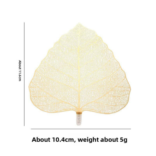 5-PCS Golden 304 Stainless Steel Bodhi Leaf Tea Strainer Creative Fine Mesh Tea Filter Infuser for Loose Leaf Tea Australian Home Tea Set Accessory.