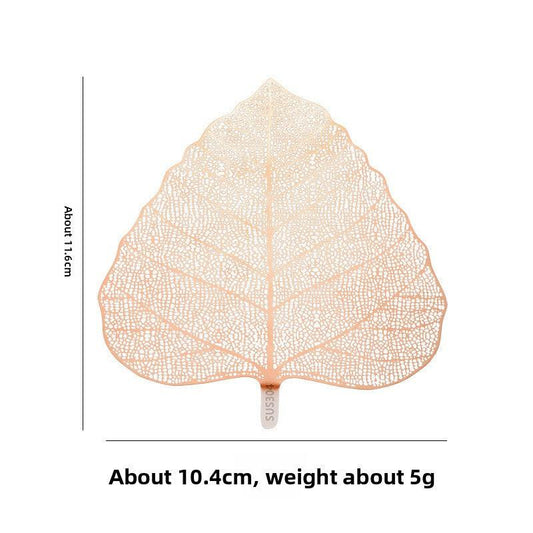 5-PCS Rose gold 304 Stainless Steel Bodhi Leaf Tea Strainer Creative Fine Mesh Tea Filter Infuser for Loose Leaf Tea Australian Home Tea Set Accessory.