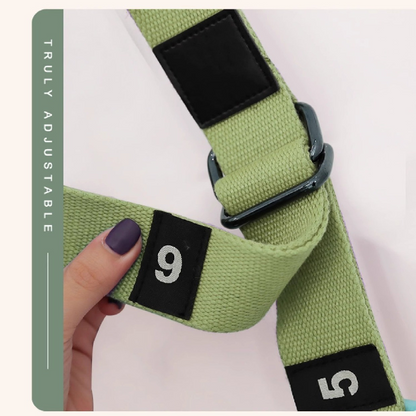 Green Aerial Yoga Door Hanging Strap for Home Workouts Adjustable Stretch Band for Backbend Inversion and Flexibility Premium Standard Fit for Local Enthusiasts.
