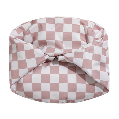 Pink cherries Premium Double-Layer Waterproof Shower Cap for Women Long Hair Protection Stylish Reusable Bath Hat for Professional Hair Care at Local Spas and Homes
