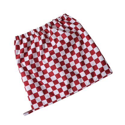 Pink cherries Premium Double-Layer Waterproof Shower Cap for Women Long Hair Protection Stylish Reusable Bath Hat for Professional Hair Care at Local Spas and Homes