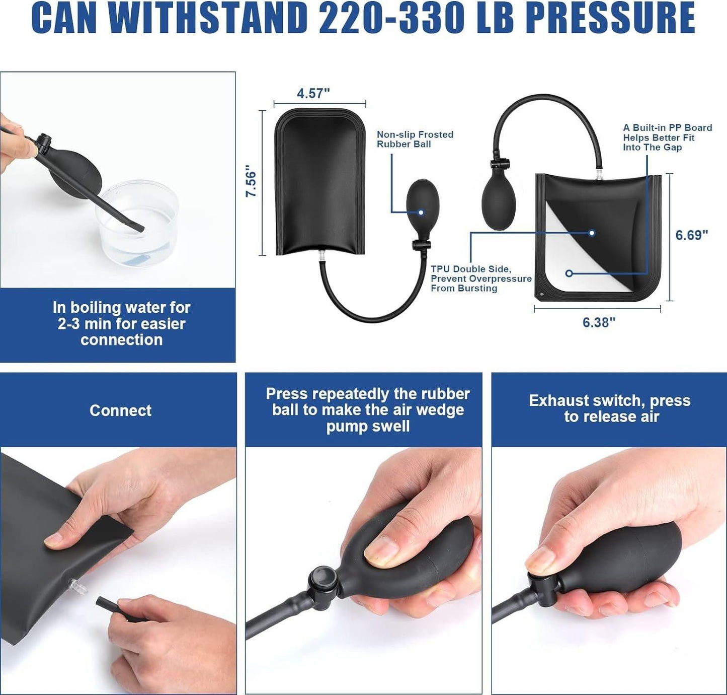 Comprehensive Car Dent Repair and Interior Removal Tool Set with High-Pressure Air Wedge Pumps for Professional Maintenance Efficient Repair Solution for Local Mechanics(L1).