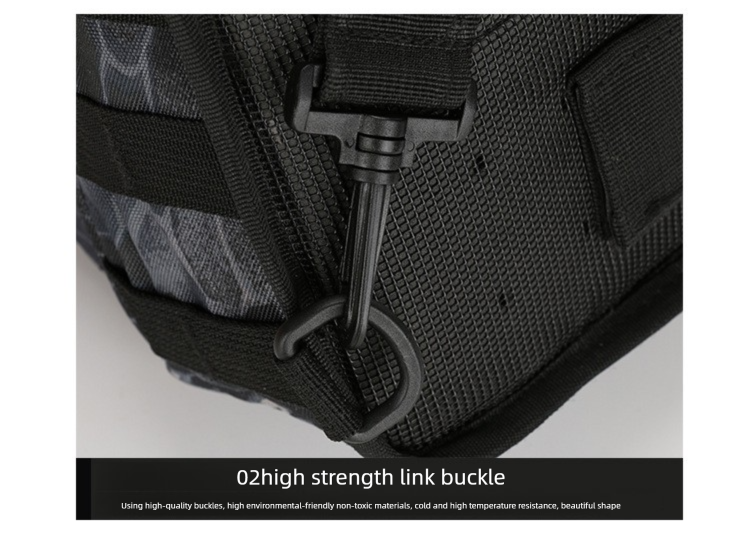 Tactical Sling Bag Men 600D Waterproof Crossbody Backpack MOLLE EDC Shoulder Pack for Hiking Cycling Tan