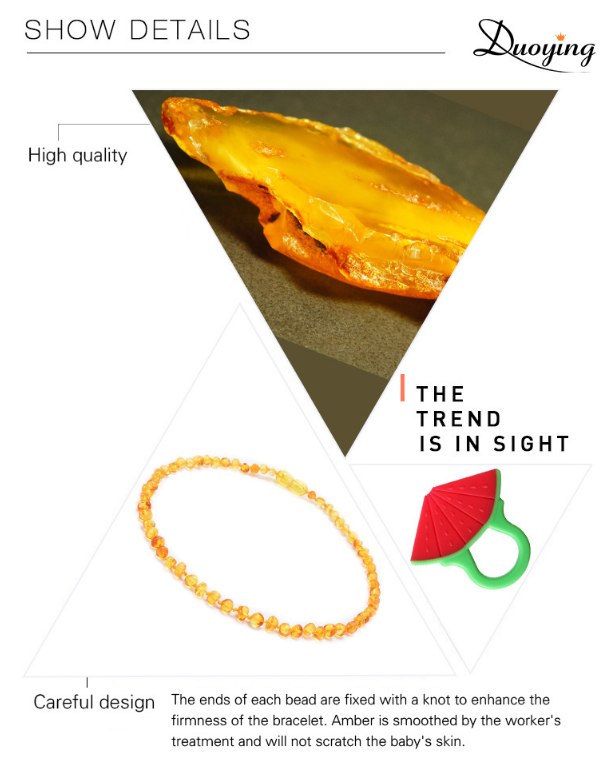 Genuine Baltic Amber Necklace for Baby & Toddler - 33cm Hand Knotted Blood Red Beads - Natural Certified Jewellery with Pouch.