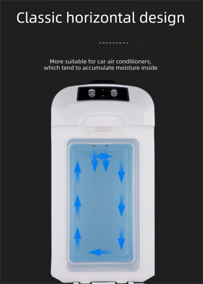 10L Portable Electric Cooler & Warmer Car Fridge with Digital Display 12V/240V Dual Power for Camping Road Trips & Home Office Brown.